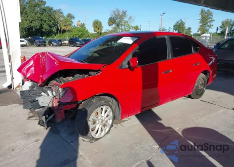 2018 Nissan Sentra Sv z USA, uszkodzony, nr VIN 3N1AB7AP6JL614433